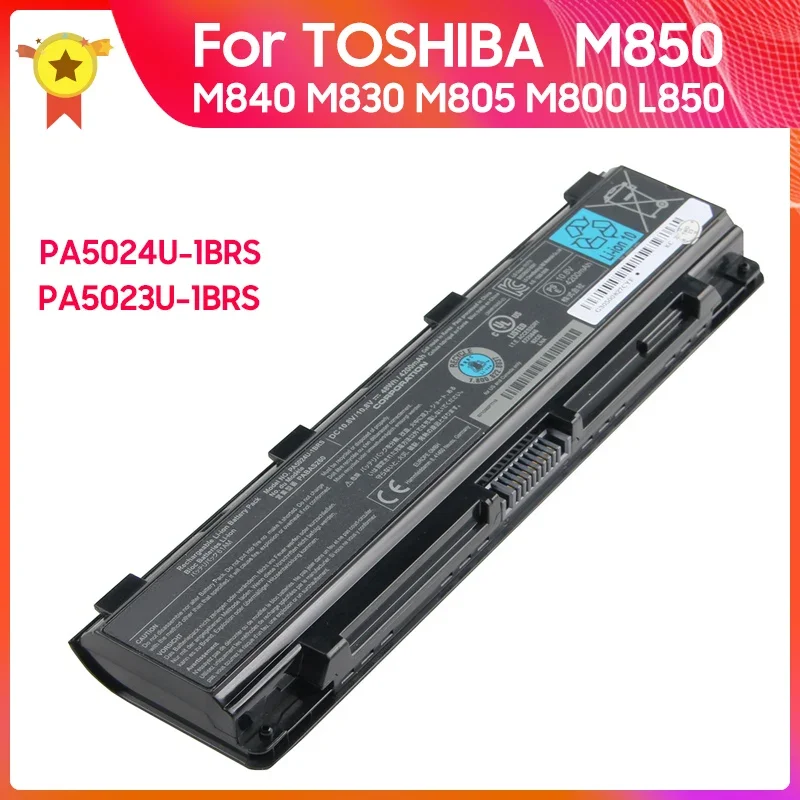 Batería de repuesto PA5024U-1BRS PA5023U-1BRS para TOSHIBA M850 M840 M830 M805 M800 L850 baterías de alta calidad 4200mAh