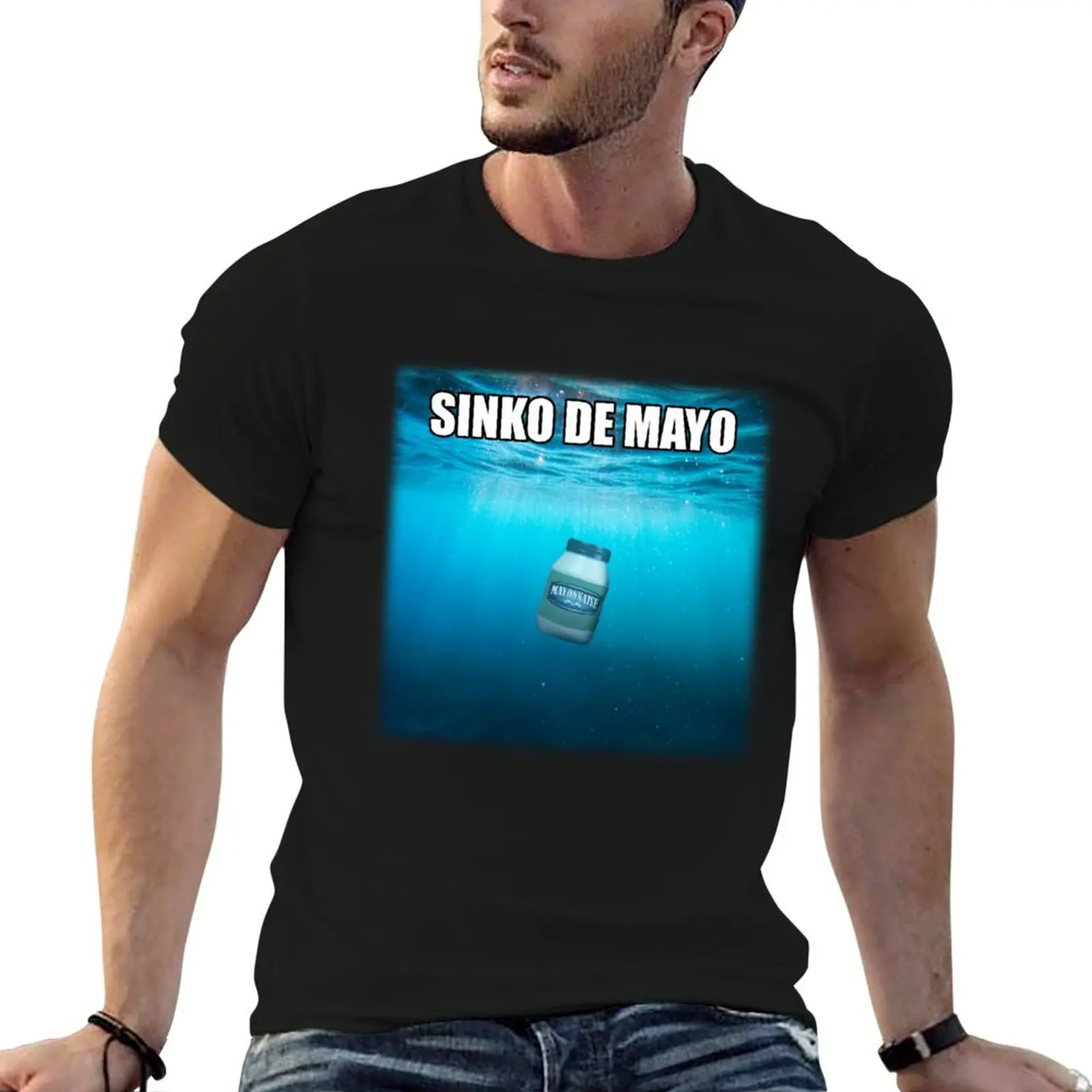 Hombre t algodón de calidad Cinco de camiseta marca t Sinko Mayo de paquete de lujo mayo alta meme camisas camisa mayonesa