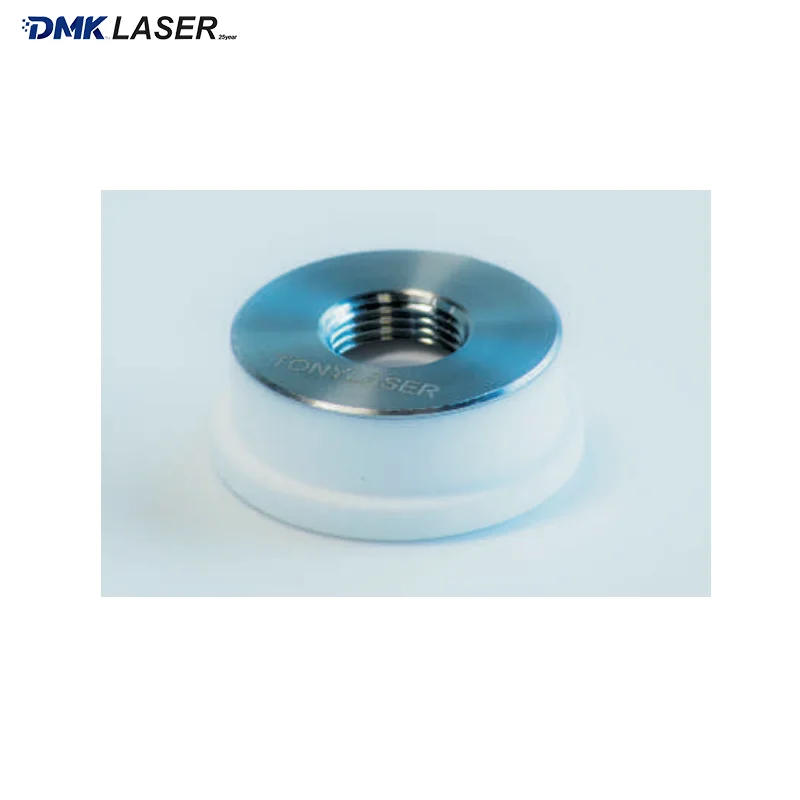 TOLERTEK Laser Cutting Ceramic Ring D28 M12 Ceramic Body D32 M12 Nozzle Connector Holder tolertek Laser Cut Machine  Head Parts