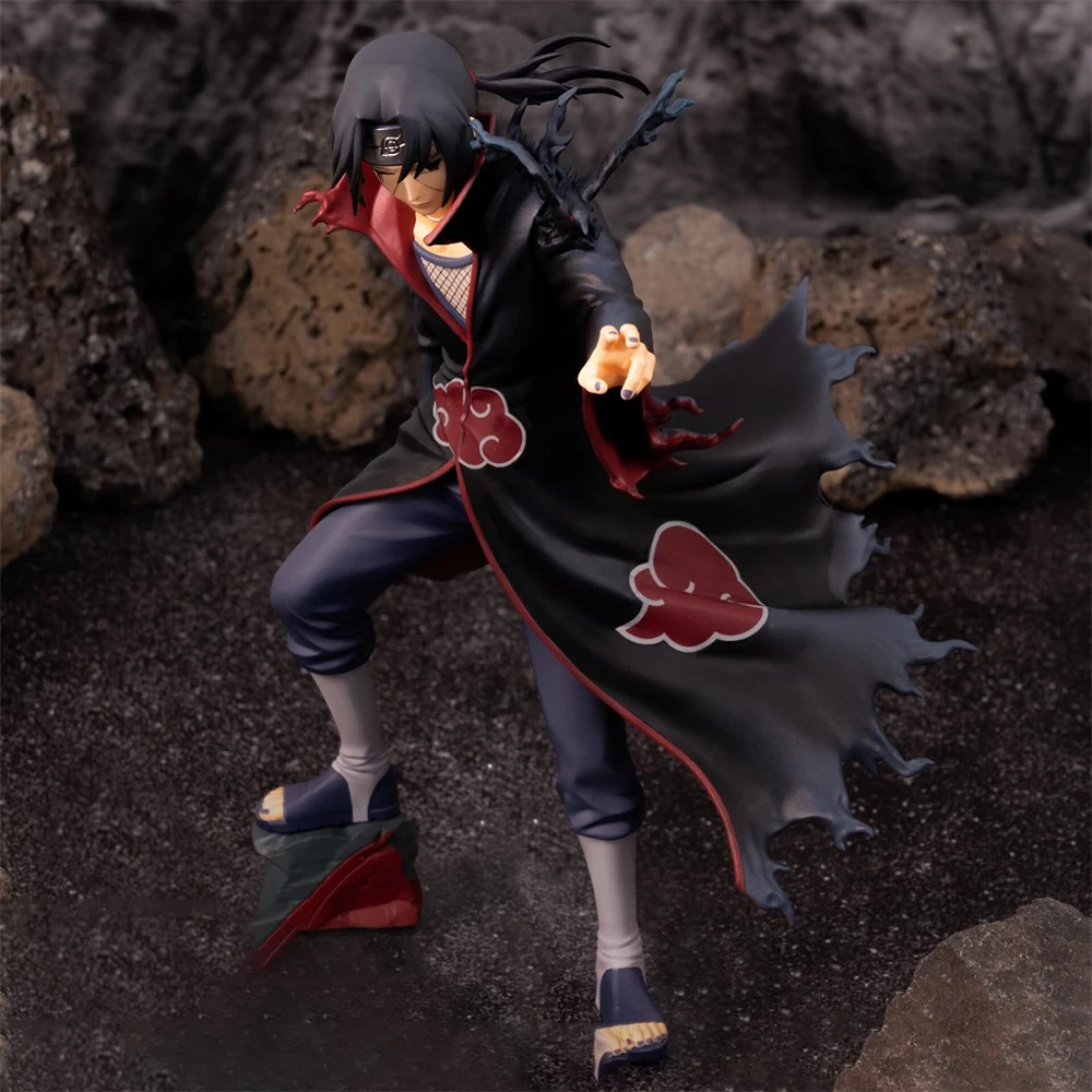 21CM Uchiha Itachi Figure Anime NARUTO Crow Shippuden Animation Model Toy Gift Collection Decoration Ornaments Artwork PVC