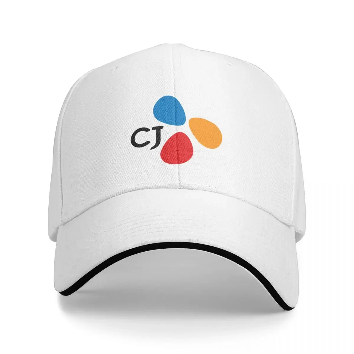 CJ Entertainment Logo Cap Fashion Casual Baseball Caps Adjustable Hat Summer Unisex Baseball Hats Customizable Polychromatic