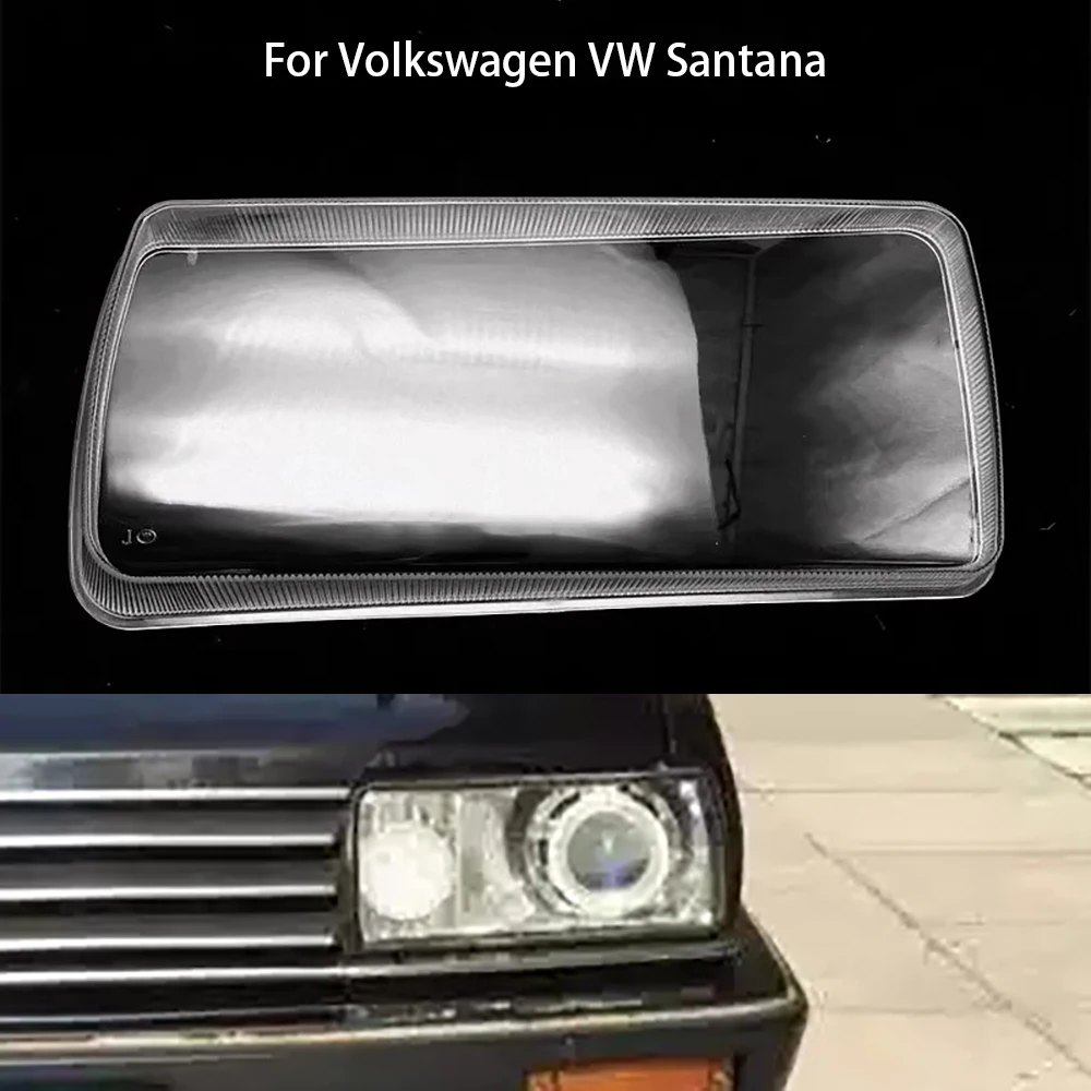 

Front Headlamp Cover Transparent Lampshade Headlight Shell Lamp Shade Plexiglass For Volkswagen VW Santana