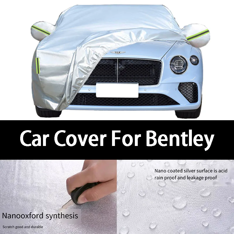 Full Car Covers Outdoor Protection For Bentley Snow UV Protection Scratch-proof Rainproof Car accessories