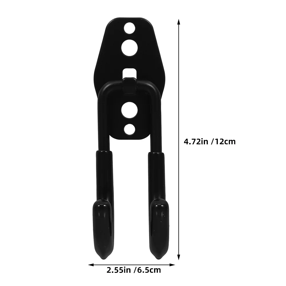 Picture 6: 2Pcs Garden Hose Holder Heavy Duty Wall Mounted Metal Hangers Outdoor Storage Organizer Water Hose Hook Brackets