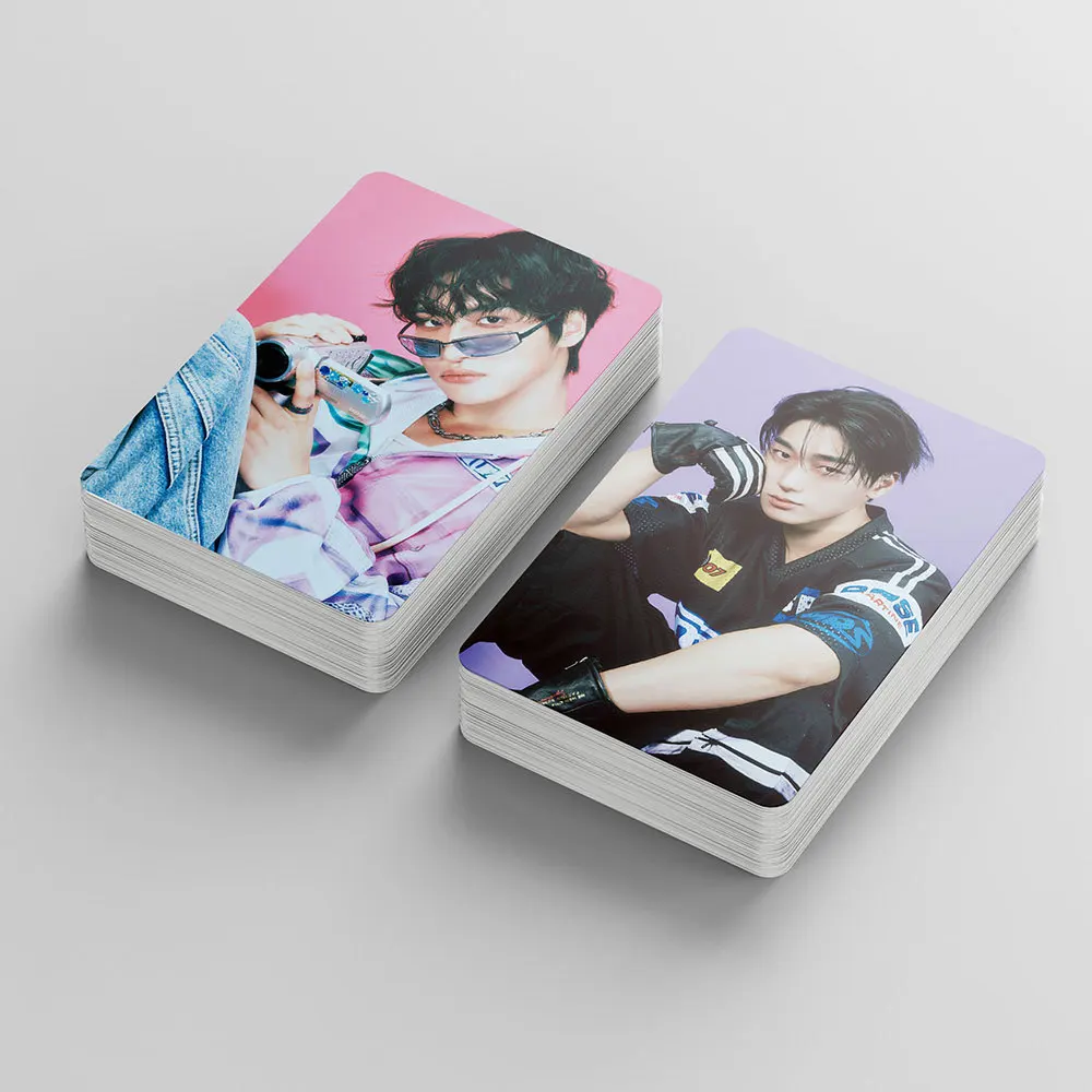 55PCS ATEEZ 14Th MINI Album GOLDENHOUR Part.5 Card Photocards Kpop Merch Lomo Cards Set Fans Collection Cards Gift