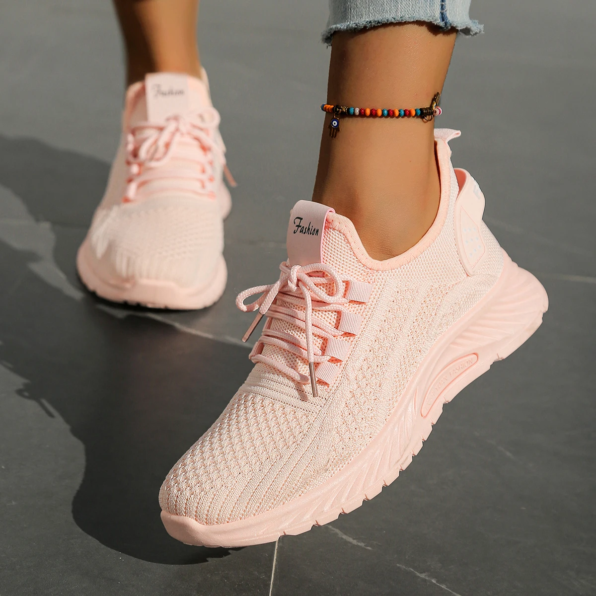 Los más vendidos de verano de zapatos de mujer: los zapatos deportivos de mujer Feizhi transpirables de suela blanda se transforman en zapatos deportivos casuales