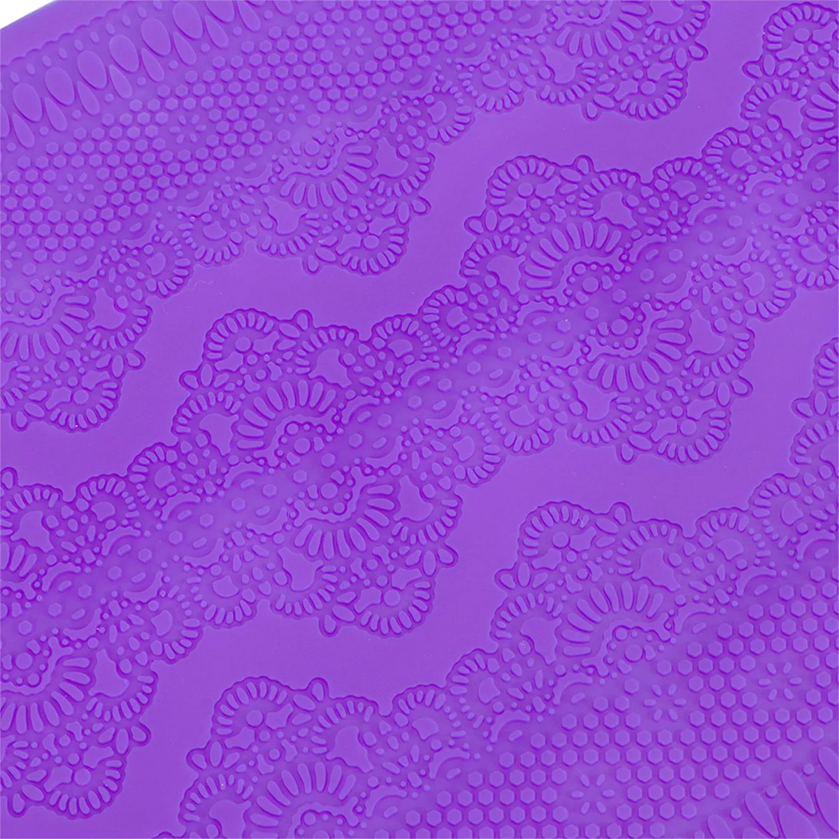 1pcs Silicone Mat Purple Food-Grade Cake Lace Fondant Mold For Baking Chocolate Jelly Dessert Decoration Kitchen Tool view 5
