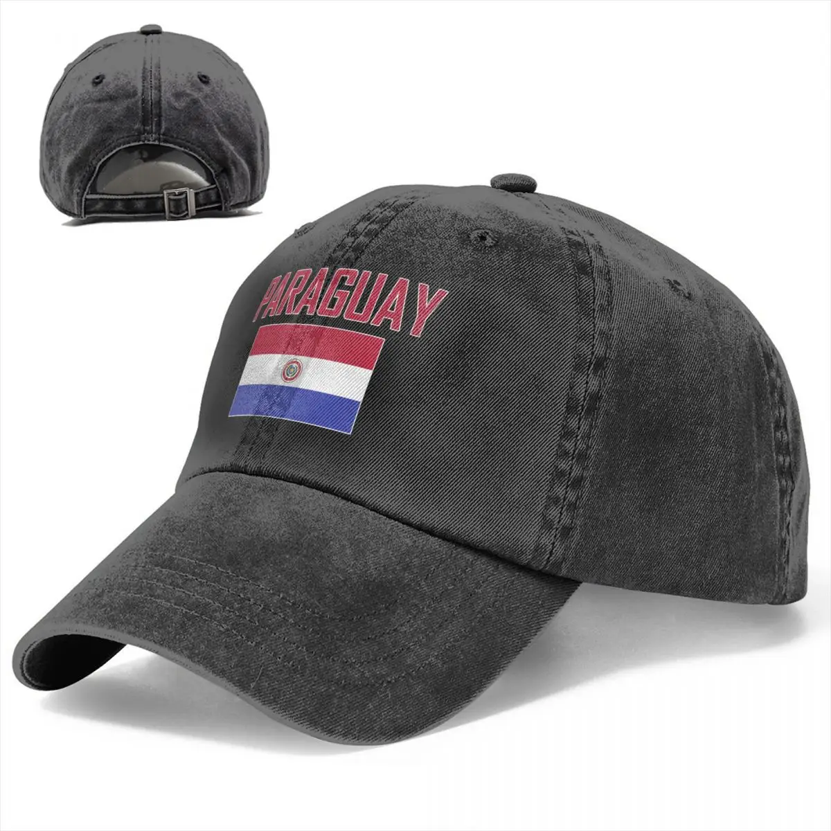 Flag of PARAGUAY Baseball Caps Unisex Soft Casquette Cap Fashion Denim Hat Vintage Adjustable Dad Hat