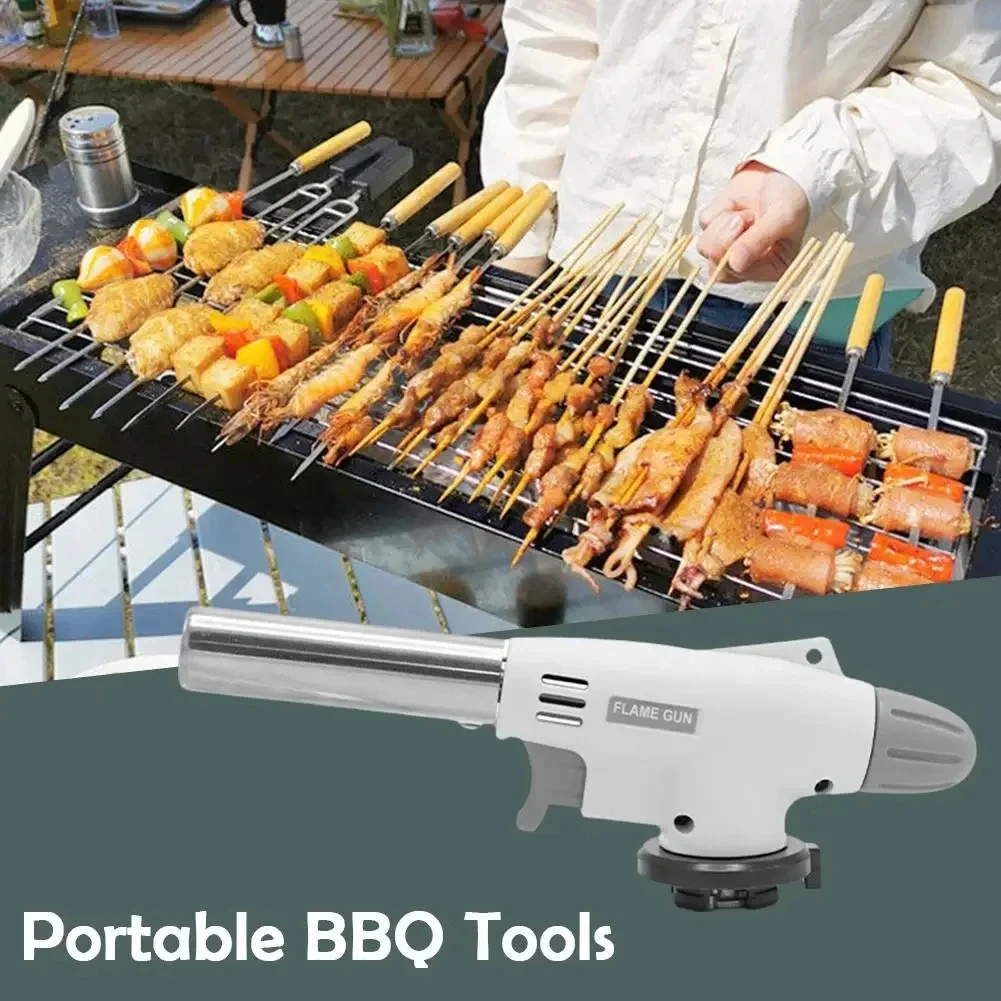 Maçarico a Gás Butano para Acampamento, Culinária, Churrasco, Soldagem e Aquecimento, com Chama Metálica