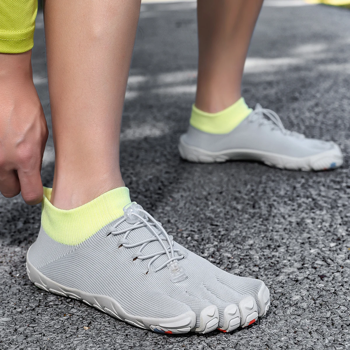 Fünf-Zehen-Sneaker Ultraleichte Schwimm- und Strand-Barfußschuhe Watbare Wasserschuhe Fünf-Zehen-Schuhe Fitness-Lauf-Yoga-Fußbekleidung – Detail 6