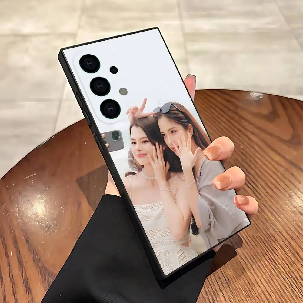 Casing Ponsel Pink Theory Freen Becky Untuk Samsung S25,S24,S21,S22,S23,S30,Ultra,S20,Plus,Fe,Lite,5G Hitam