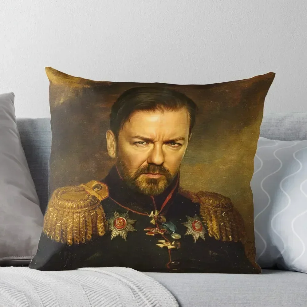 

Ricky Gervais - replaceface Throw Pillow Pillow Decor Cushion Cover Set anime girl pillow