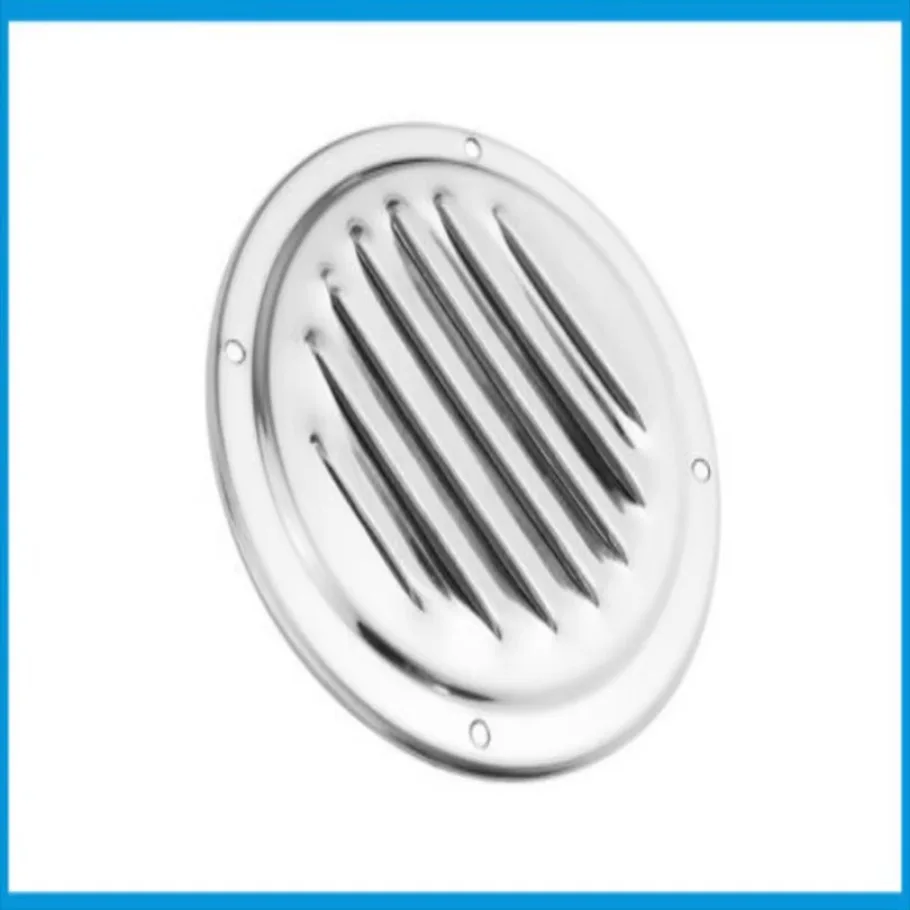 1pc Marine Grade Stainless Steel 316 Boat Marine Round Air Vent Louver Vent Grille