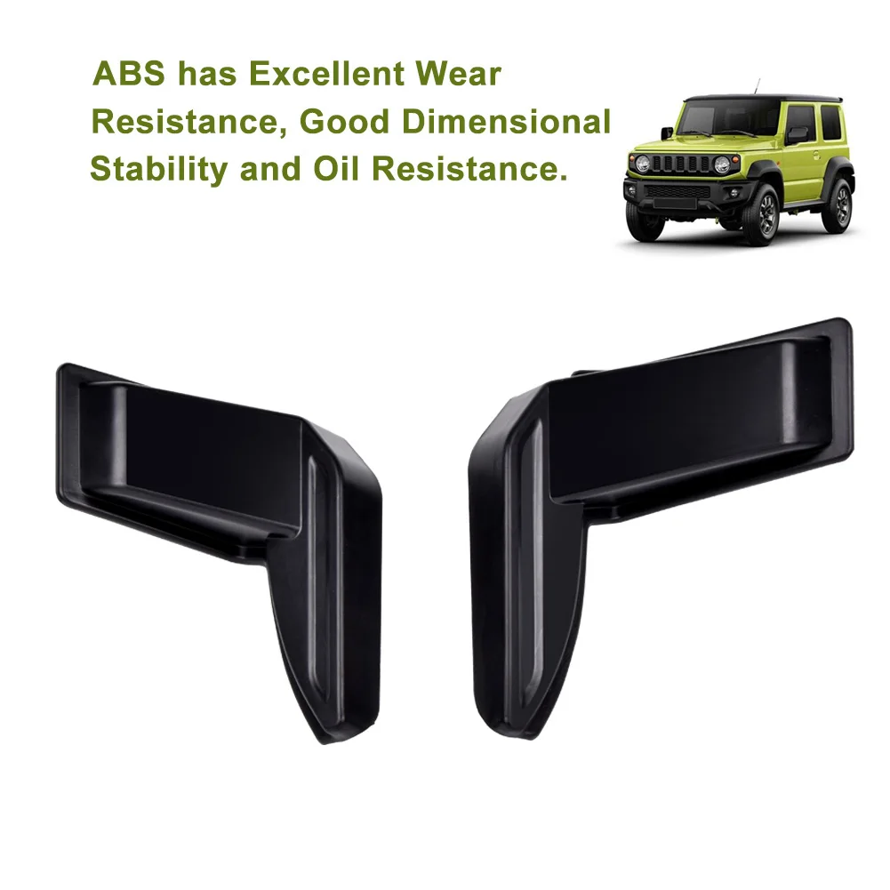 2PCS Black ABS Rear Windshield Heating Wire Protection Cover For Suzuki Jimny Sierra JB64 JB74 2019 2020 Demister Cover