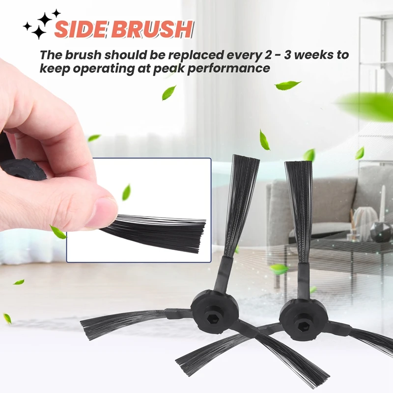 Сменная боковая щетка из 10 шт. для робота-пылесоса Ilife V3 V5 A6 A4 A4S