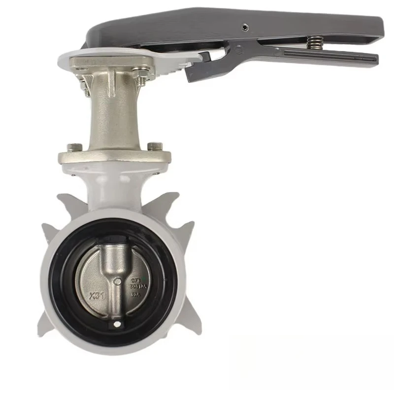 Original Japan Aluminum Alloy Handle Wafer Butterfly Valve 10ALM-N-LUE ADC12 Manual For Water Supply Air Conditioning DN40-DN150