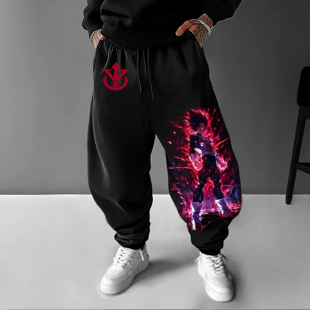 

Dragon Ball Men's and Women's Sport Pants Trousers Vegeta Japanese Anime Spring Autumn New Hip-hop Cotton Niche Jogger Pants