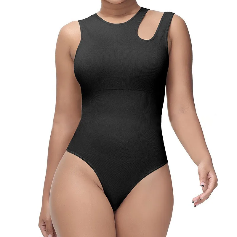 dimmkof-内蔵ブラ付きボディスーツ-シームレス-シェイプウェア-ボディスーツ-リブ-コントロール-ボディスーツ-カットアウト-ショルダー-ボディスーツ-ノースリーブ-タンク