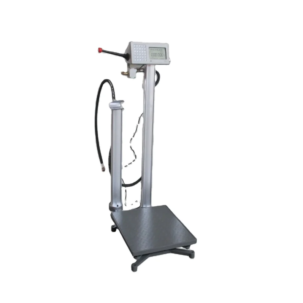 

Auto LPG Gas Cylinder Small Scale Oil Bottle Filling Machine CO2 Automatic Quantitative Platform Scale Weighing Scales