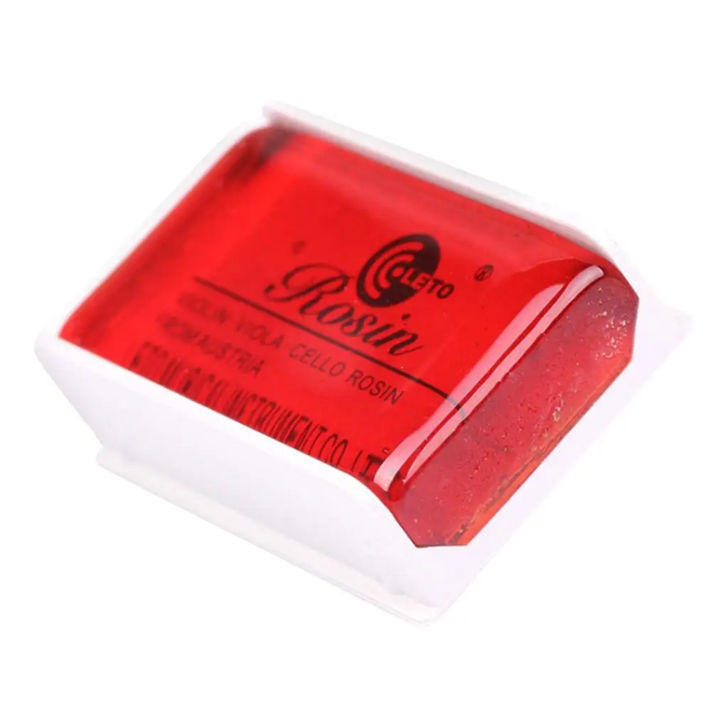 Violin Rosin Block in Protective Case Light Yellow Minimal Residue Violin Accessories for Daily Use