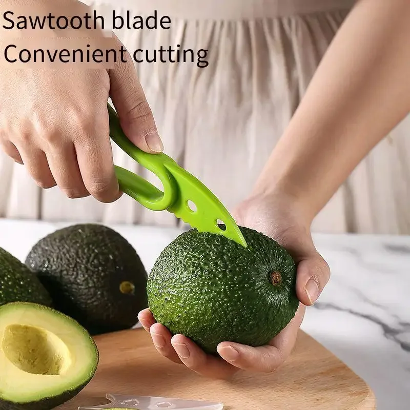 

Avocado Slicer Shea Corer Butter Fruit Peeler Cutter Pulp Separator Plastic Knife Kitchen Vegetable Tools Kitchen Gadgets