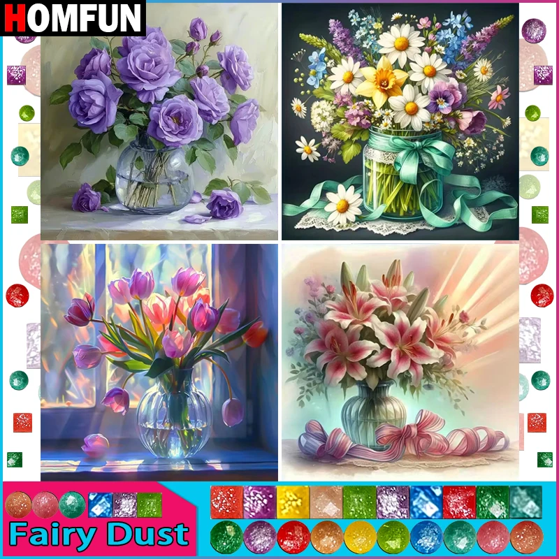 HOMFUN Fairy Dust Diamond Painting 