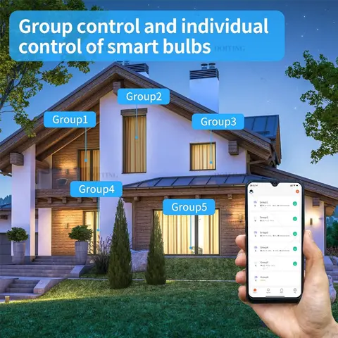 Tuya WiFi B22 Smart Life Dimbar Glödlampa UK Standard AC220V LED-Ljus App Justera Stöd Alexa Google Home Röststyrning 10 best sales Tuya Smart-lampa - №6