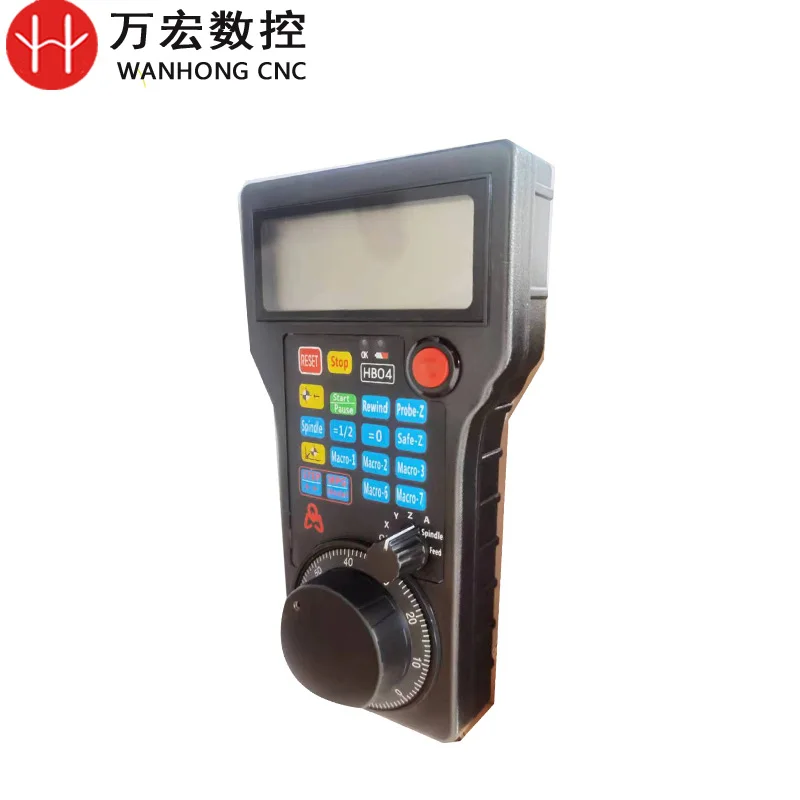 Беспроводной маховик с ЧПУ Mach3 HB04 Подвесной MPG 4-осевой пульт дистанционного управления для фрезерного станка с ЧПУ