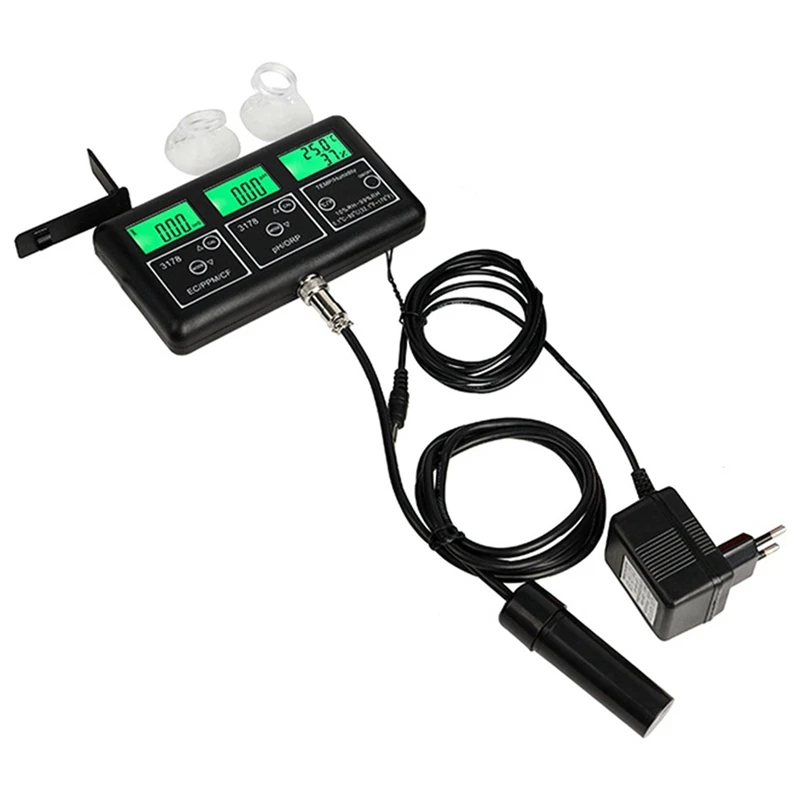 7 In One Water Quality Analyzer PH Water Tester  PPM/EC/CF Meter 24 Hours Online Monitor Water EU PLUG