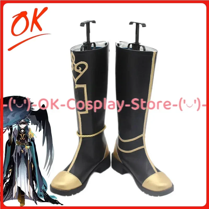 

[На заказ] Genshin Impact Xiao обувь для косплея аниме игра костюм для ролевых игр реквизит Хэллоуин карнавал праздничная вечеринка ботинки из искусственной кожи