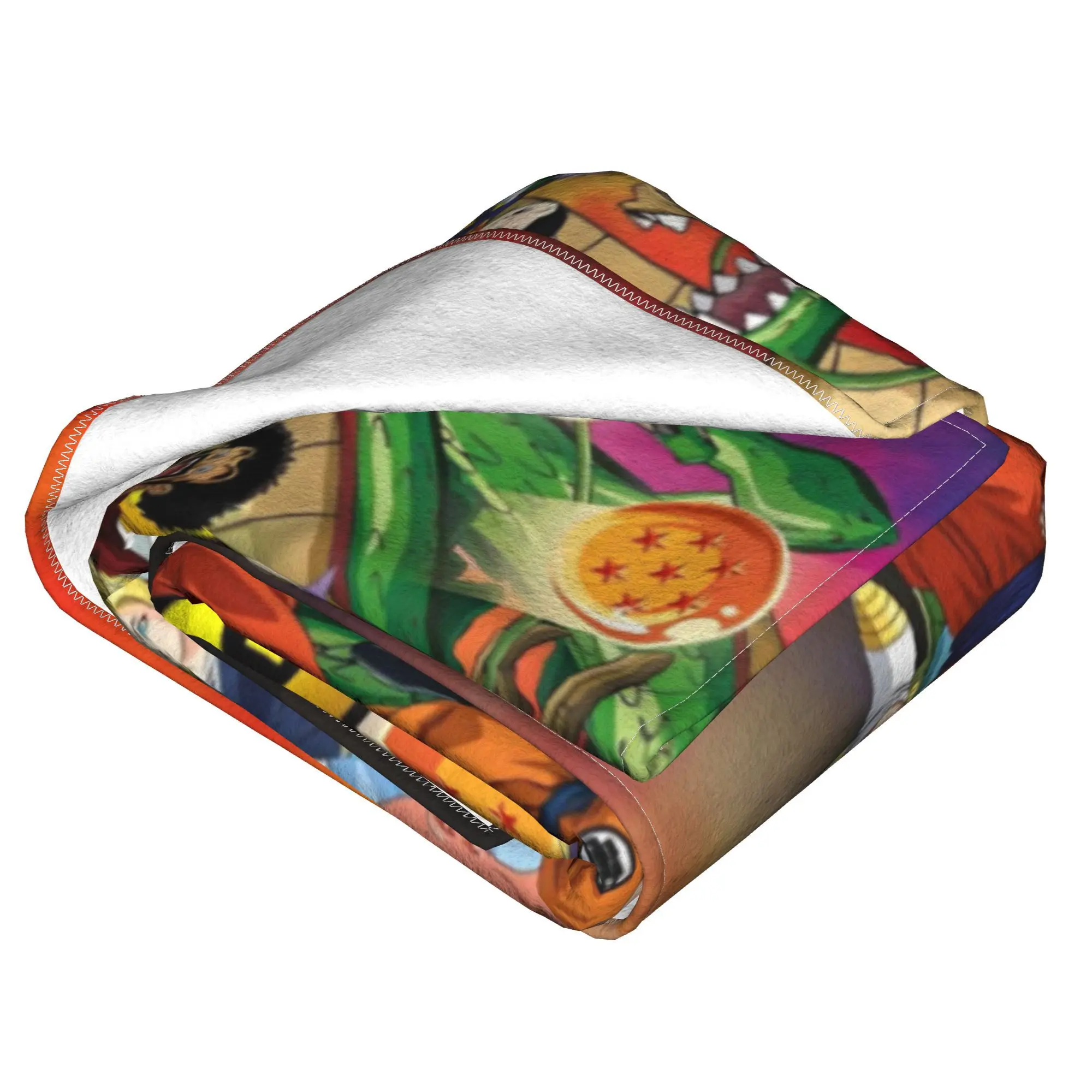 Dragon Ball Z DBZ selimut Anime DBZ Goku flanel selimut lempar hangat lucu untuk tempat tidur Sofa musim semi musim gugur