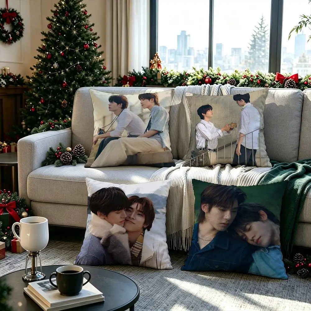 Duang With You Thai BL Drama  Pillow cover gift High definition digital printing,Surprise  vivid pattern Household.
