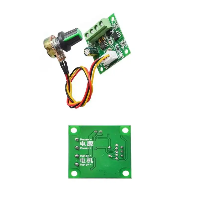 

Электронный модуль, 1 шт., регулятор двигателя постоянного тока, модуль управления низким напряжением, постоянный ток от 1,8 В до 15 В, 2 А, ШИМ-регулятор скорости двигателя, автоматический