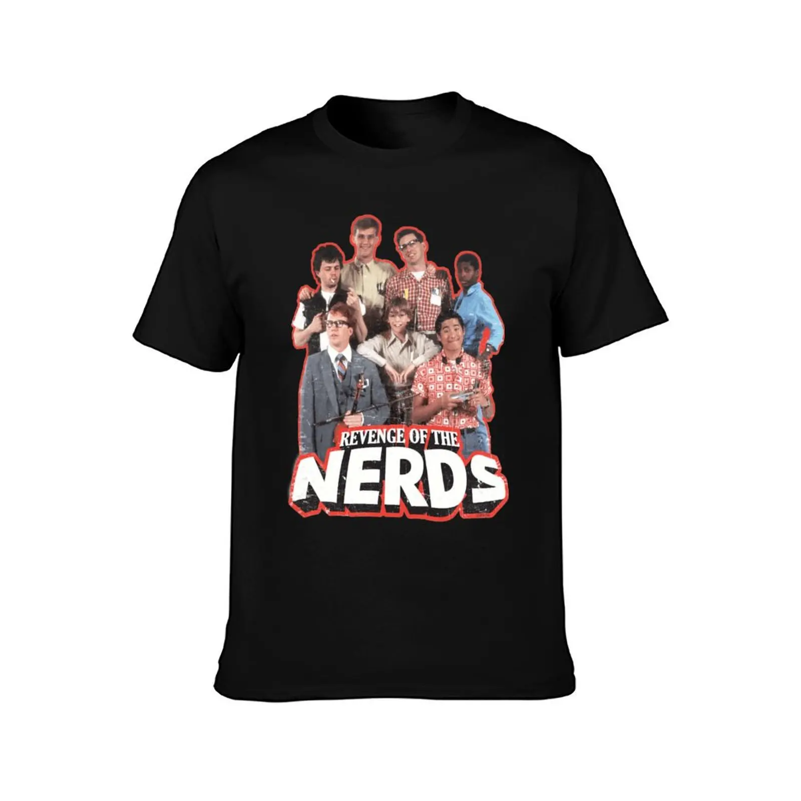 Group-of-Nerds-Revenge-of-The-Nerds- T-Shirt Comfortable Basic Crew Neck Tee T-Shirt