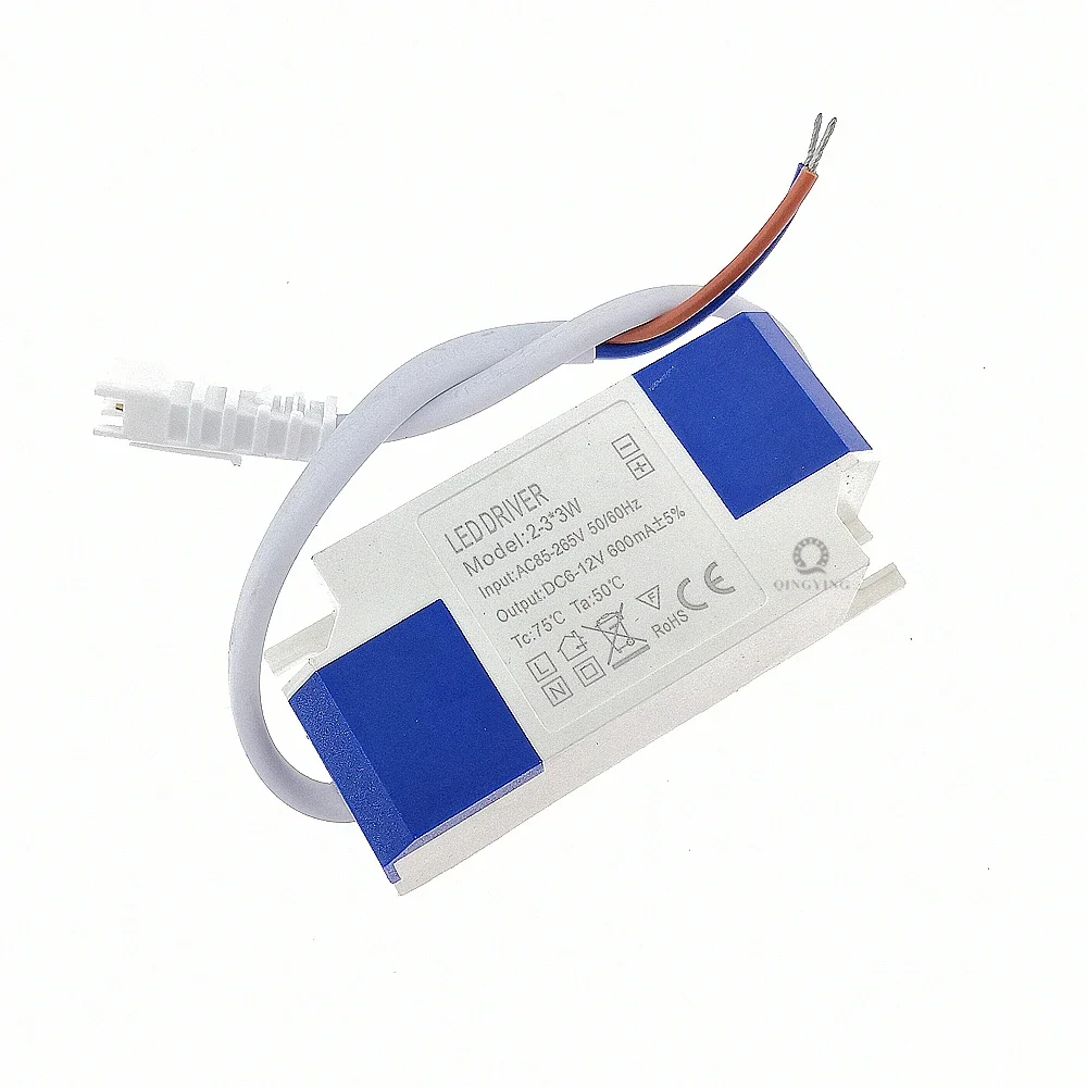 1 pz-5 pz 600mA LED Driver AC85-265V 3W 9W 12W 18W 30W 36W 50W 1x3W 2-3x3W 4-7x3W 8-12x3W trasformatore di illuminazione muslimata