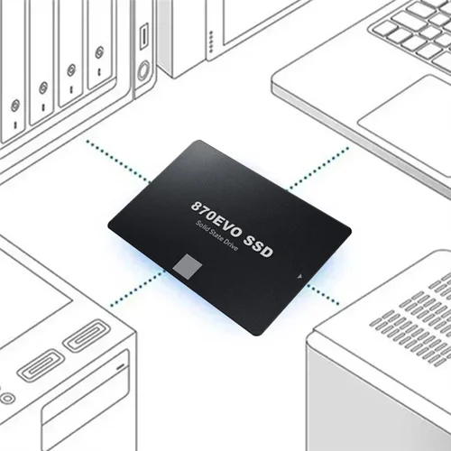 Imagen 2 del producto 2025 Nuevo 870 EVO 2TB SSD Actualización de disco de estado sólido con HDD interno de 1TB 2TB para almacenamiento de computadora portátil y de escritorio