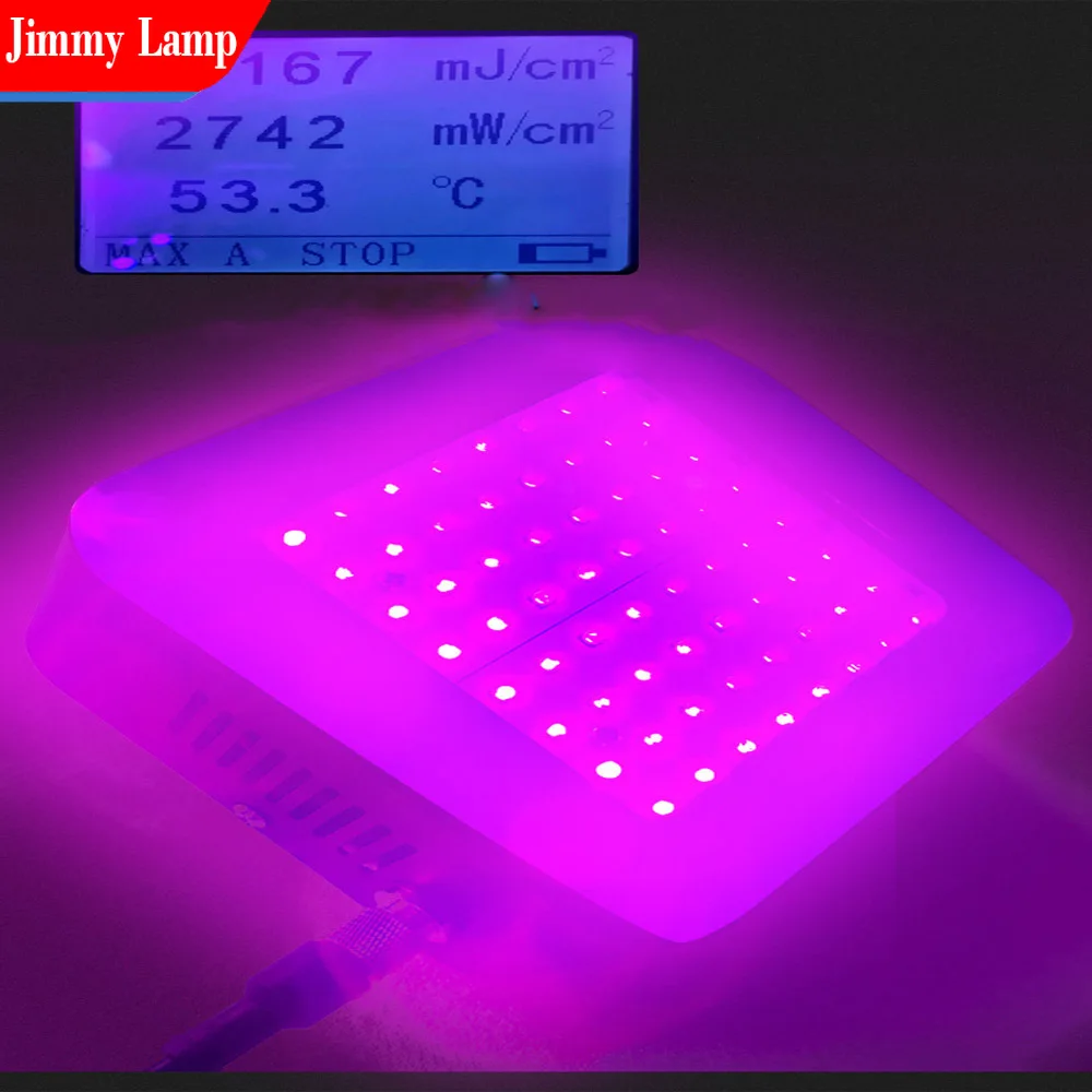 High-Density UV Curing Lamp 405nm/365nm/395nm for UV Adhesive Glue Paint Ink Glossy Green Light Baking Solidification Equipment