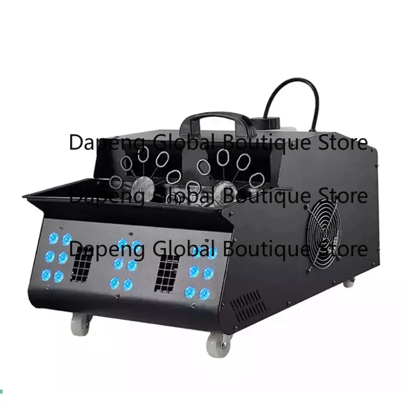 LED DMX512 Fog Bubble Machine for Halloween Christmas Party Smoke Bubble Machine Stage Effect