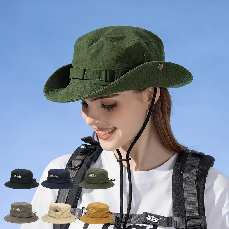 Summer Sun Hat Breathable Sunscreen Foldable Hiking Fishing 