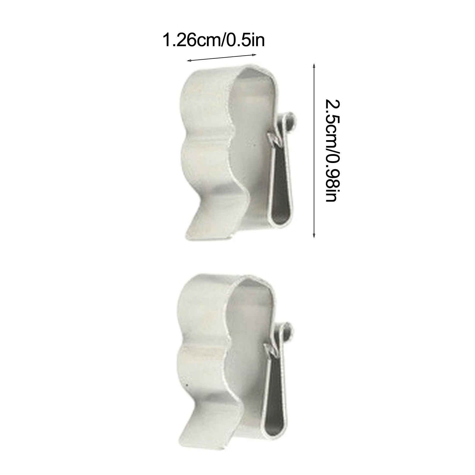 Stainless Steel Solar Panel Cable Clips 10/30/100 Pcs for Home and Marine Use Effective Cable Management Solution