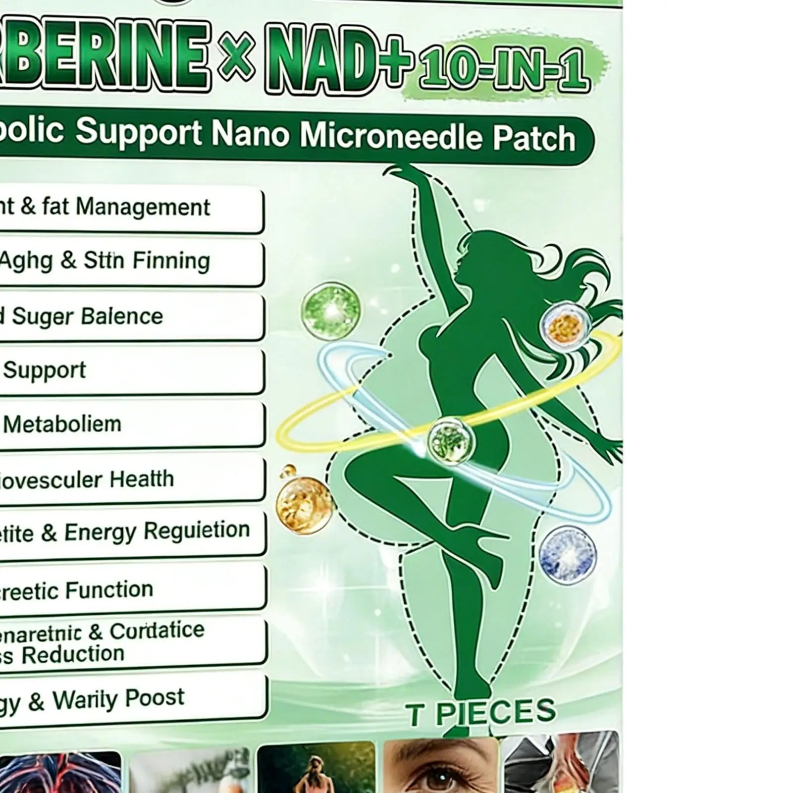 10 in1 Microneedle Patch For Body  Brightening Body Sculpting Patches Microneedle Soothing Care For Women Ladies Mom