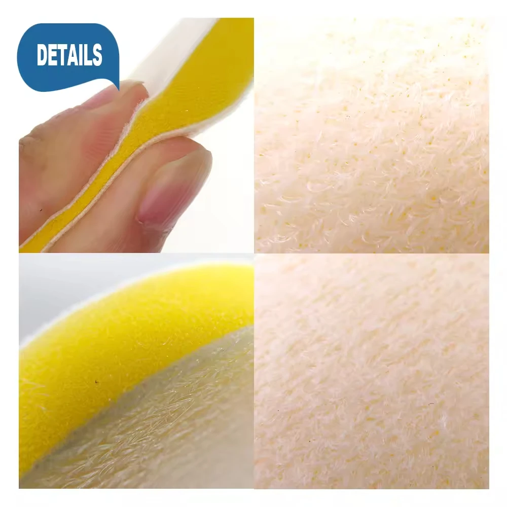 Schnittstellenpad, 6 Zoll, 15 Löcher, Klettverschluss, weiche Schwammkissen-Pufferpolster für Schleifscheibe, 150 mm Schleifpads