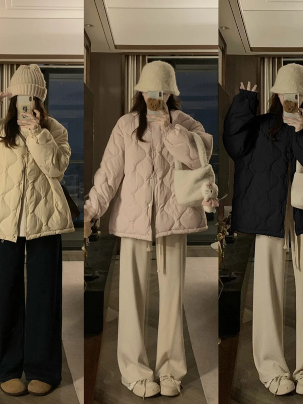

plus Size Lazy Style Casual Cotton Jacket Women's Spring High-End Warmth Outerwear Fat MM Meat Covering Slimming Top