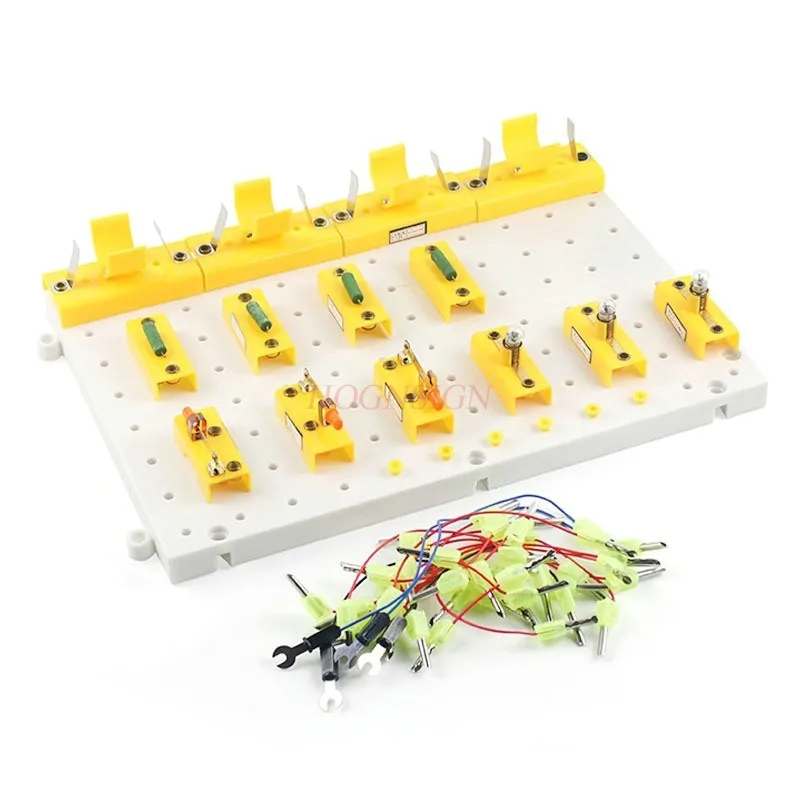 

1set Junior high school students' circuit experiment board, electrical circuit teaching experimental equipment, small light bulb