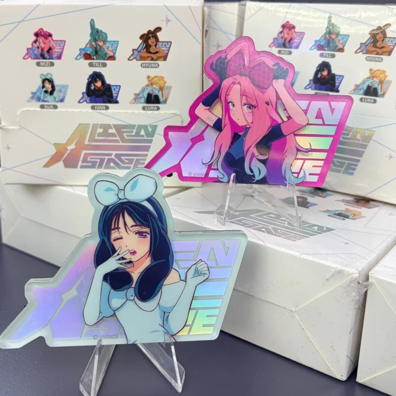 【正規品】在庫あり エイリアンステージ ラビット アクリルシリーズ ブラインドボックス 冷蔵庫ステッカー アニメ周辺機器 トレンド プレイギフト オーナメント