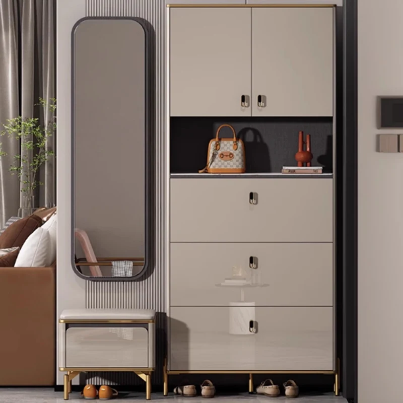 

Modern Hallway Shoe Cabinet Shelves Closet System Living Room Tower Shoe Shelf Luxury Designer Gabinete Shoemakers Furniture