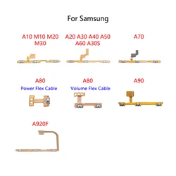 Power Button Switch Volume Button On / Off Flex Cable For Samsung A10 M10 M20 M30 A20 A30 A50 A60 A70 A80 A90 A9 2018 A920F A30S