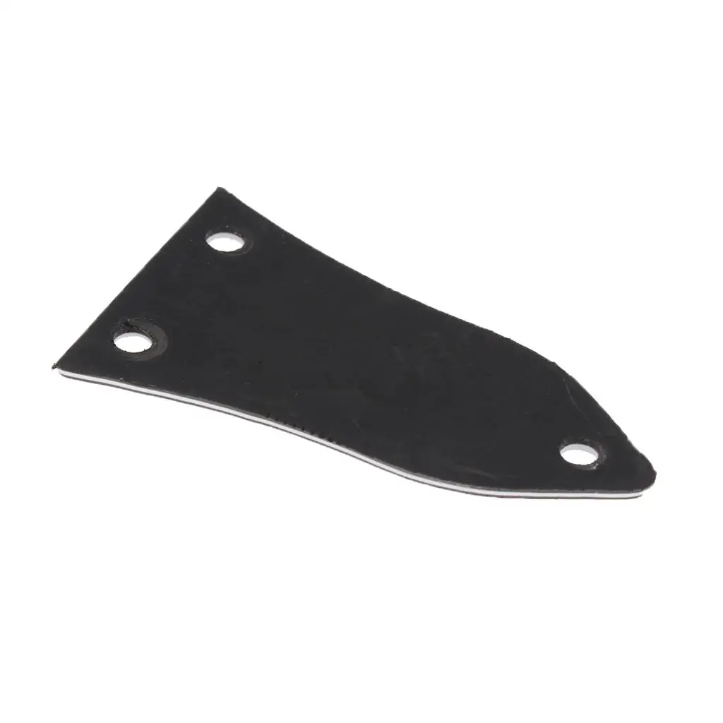 Guitar Truss Rod Cover Plate Three Hole Type ABS Plastic Black Replacement Accessory for Epiphone Guitar