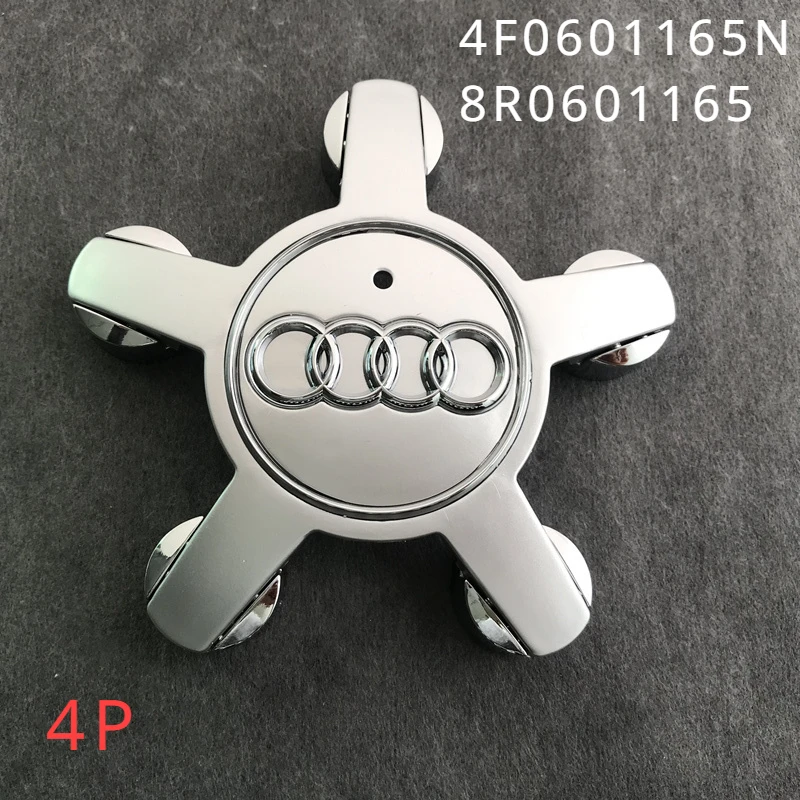 4pcs 135MM Car Hub Caps For Audi A4 A5 A6 A7 Q3 Q5 A3 S3 S5 S7 Accessories Auto Wheel Center Cap Hubcap Rim Covers