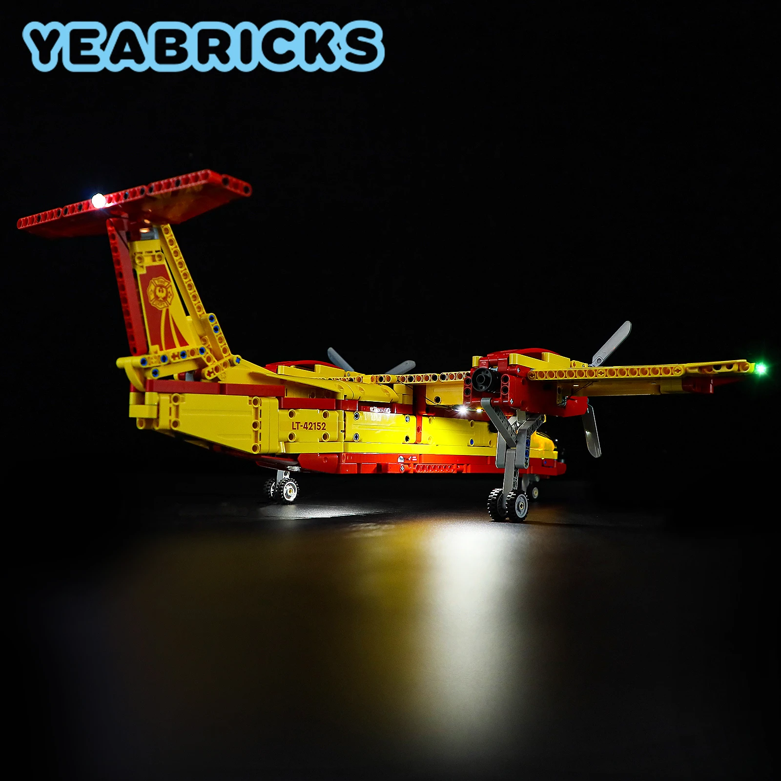 YEABRICKS LED Light Kit for 42152 Firefighter Aircraft Building Blocks Set (NO Model) Bricks Toys for Children